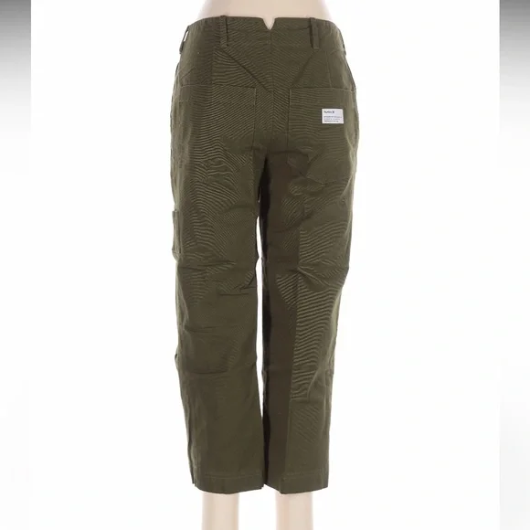 Hurley Women's Green Cropped Capris - Picture 3 of 6